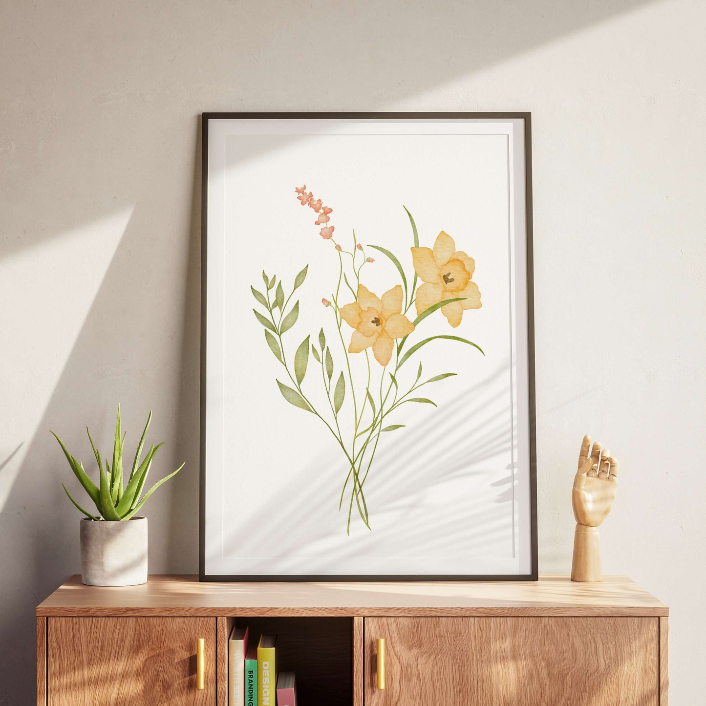 Freesia Refracta Bouquet Poster