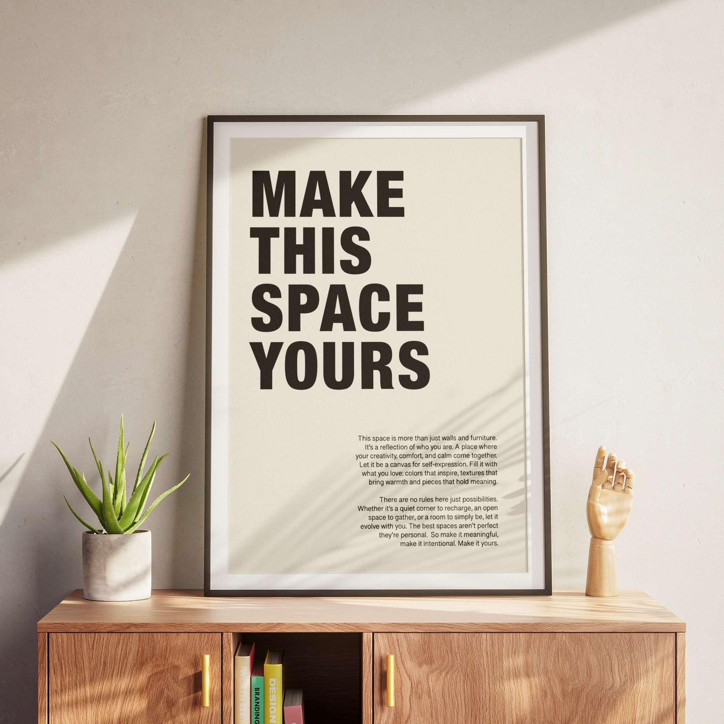 Make This Space Yours Poster
