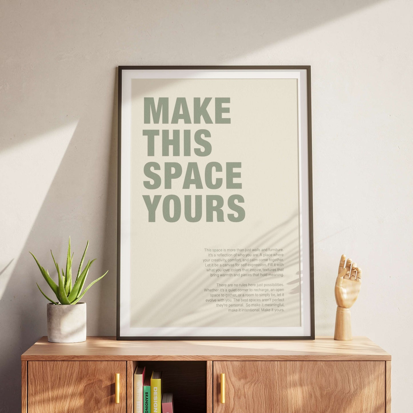 Make This Space Yours Poster
