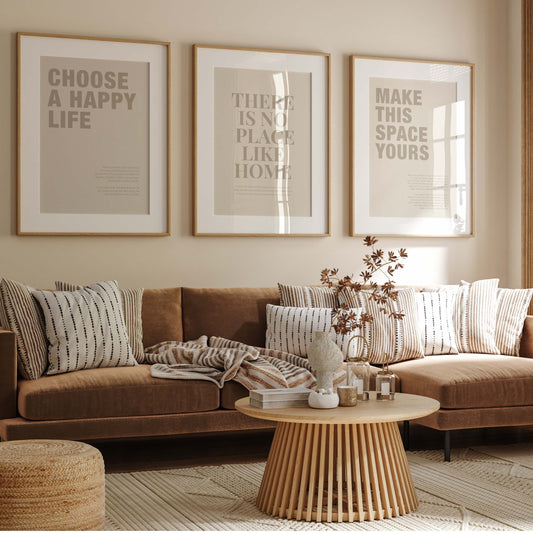 Typographic Serenity Bilderwand
