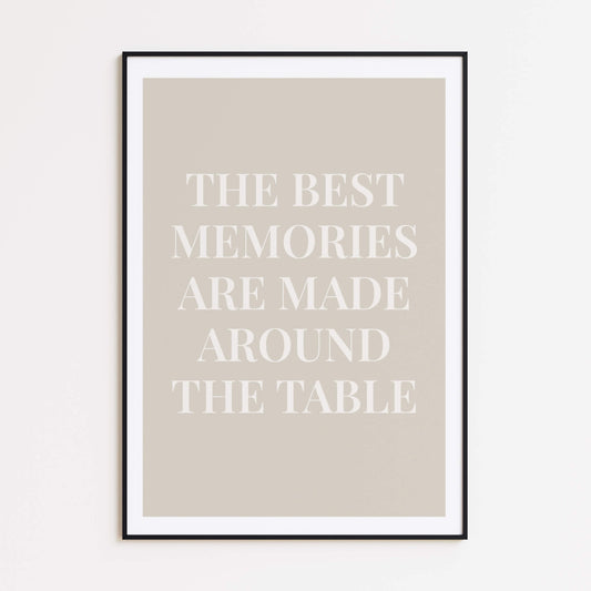 Around the Table Quote Poster