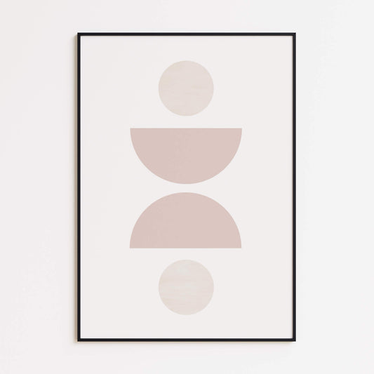 Rosé Geometrie Poster