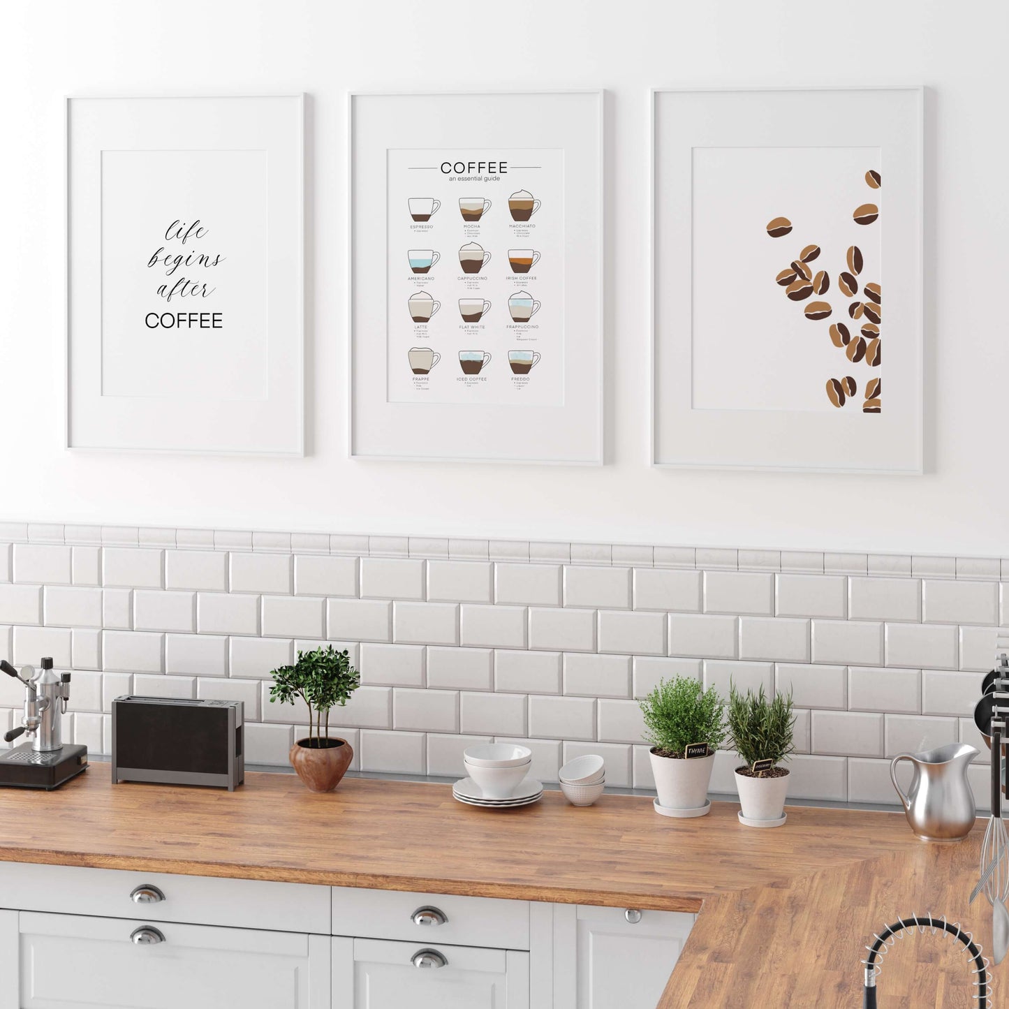 Kaffeeliebhaber Poster Set