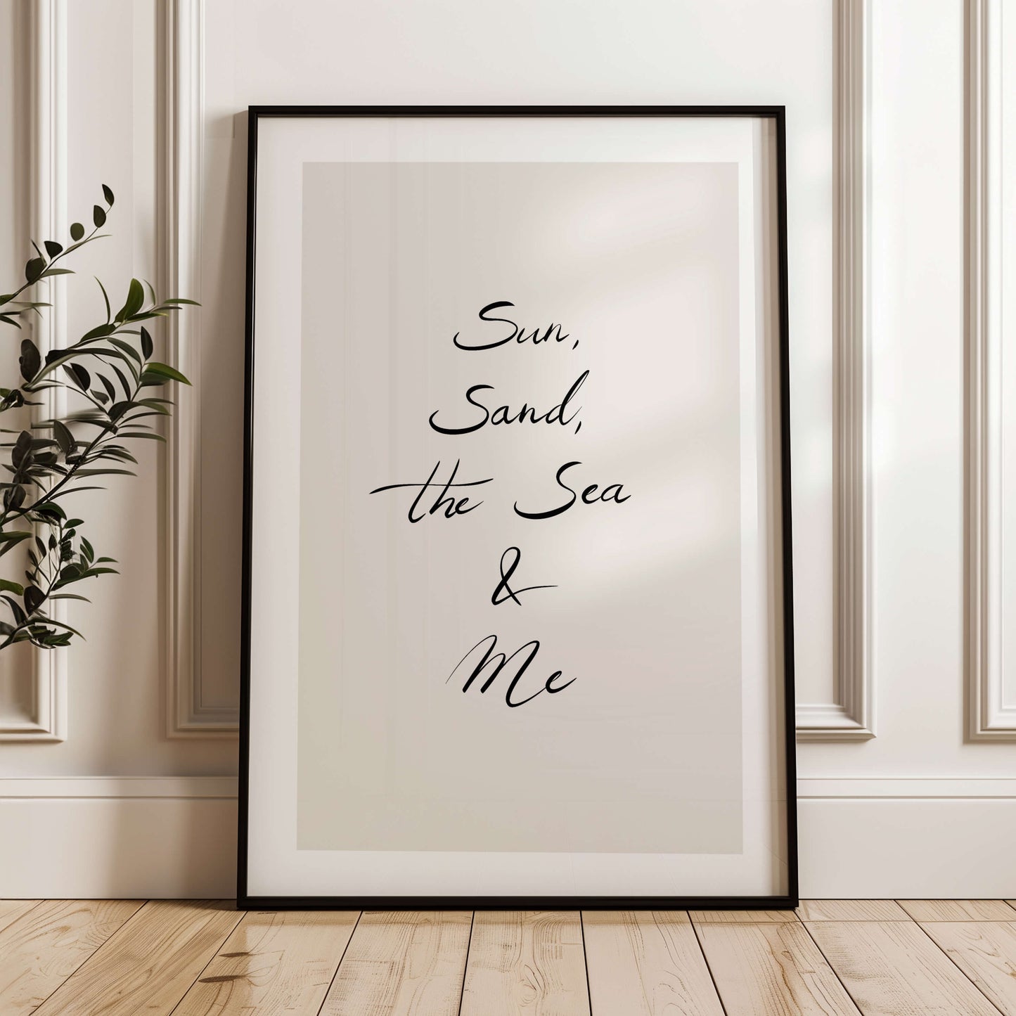 Sun, Sand, the Sea & Me Poster