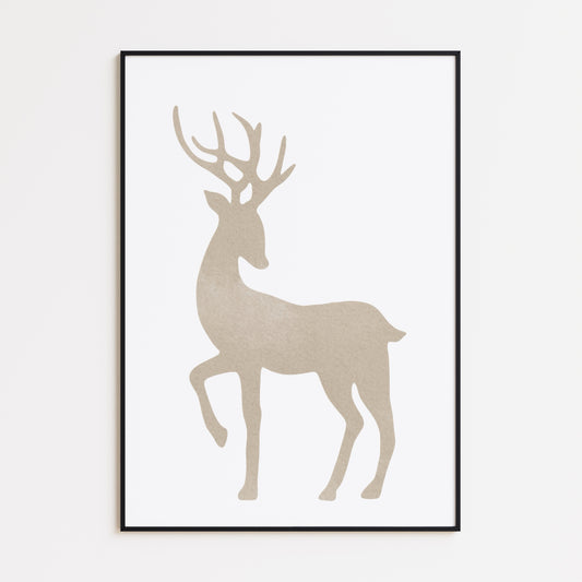 Nordischer Hirsch Poster