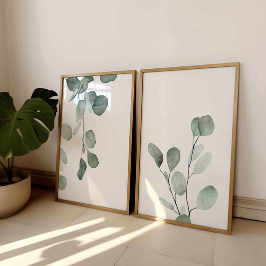 Eukalyptus Poster 2er Set
