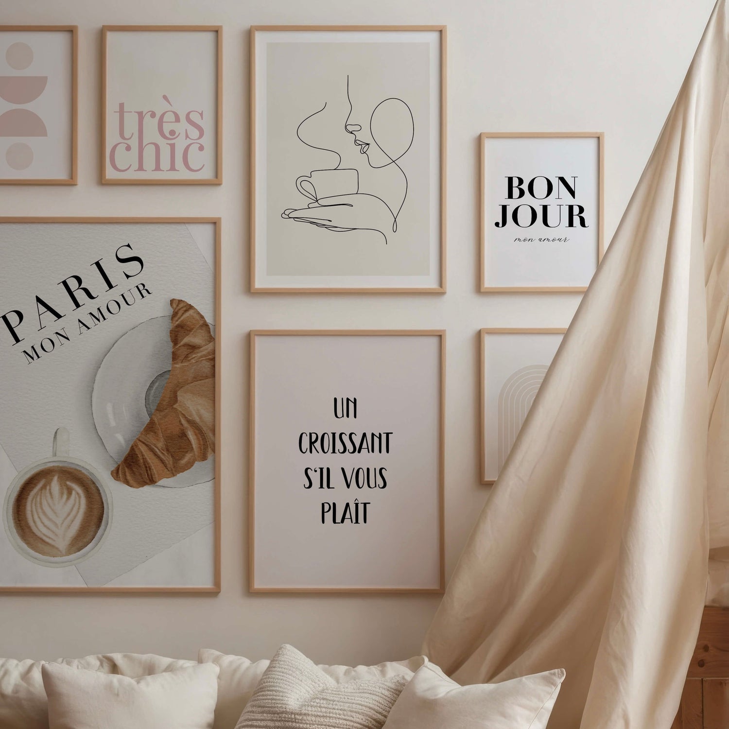Parisian Mornings Gallery Wall
