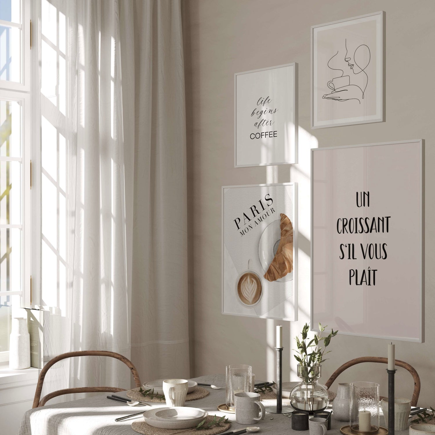 Sunny Brunch Gallery Wall