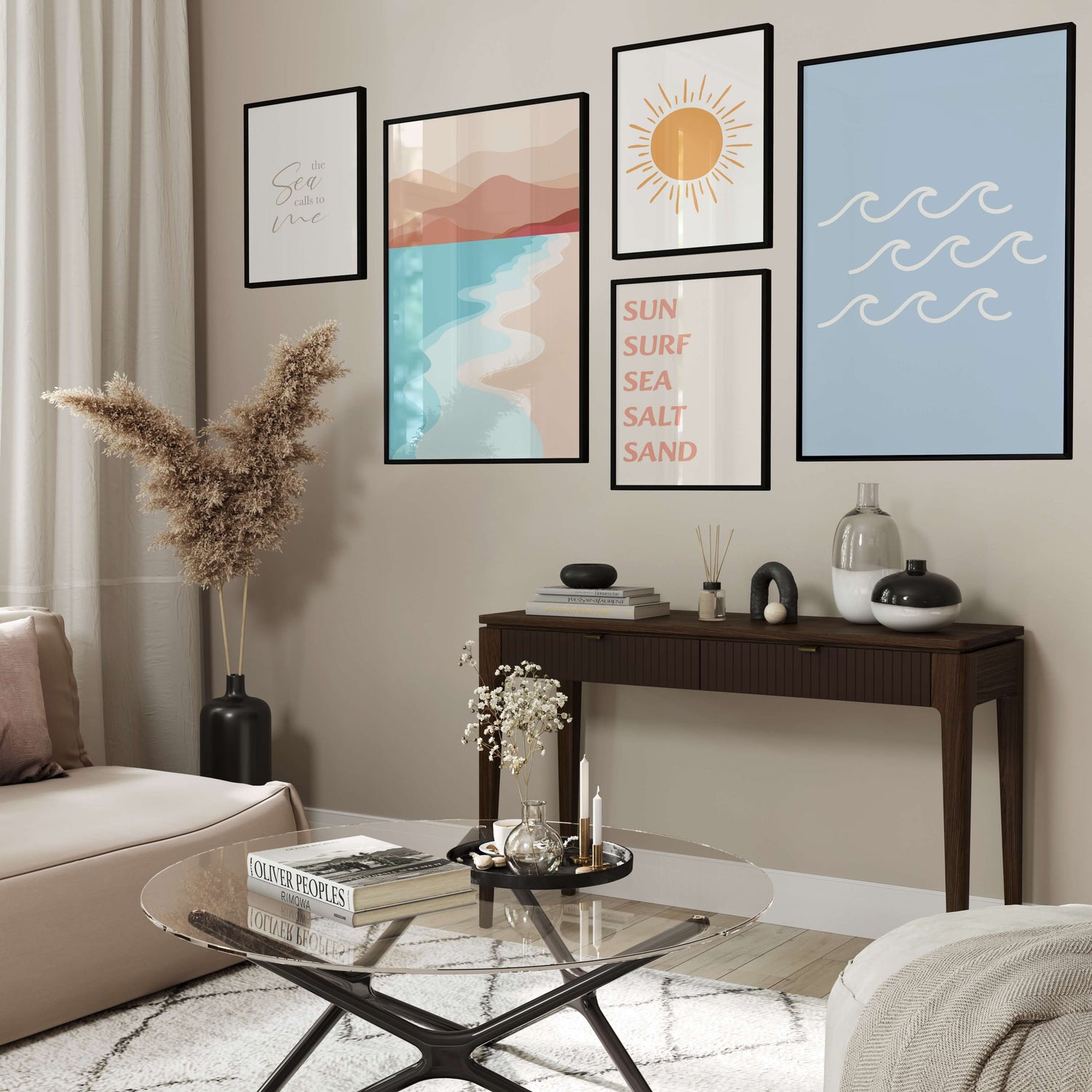 Sun & Surf Gallery Wall