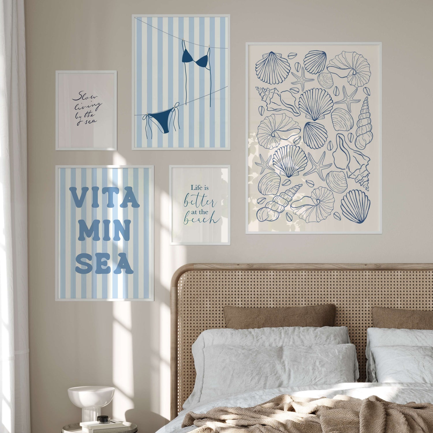 Coastal Charm Gallery Wall