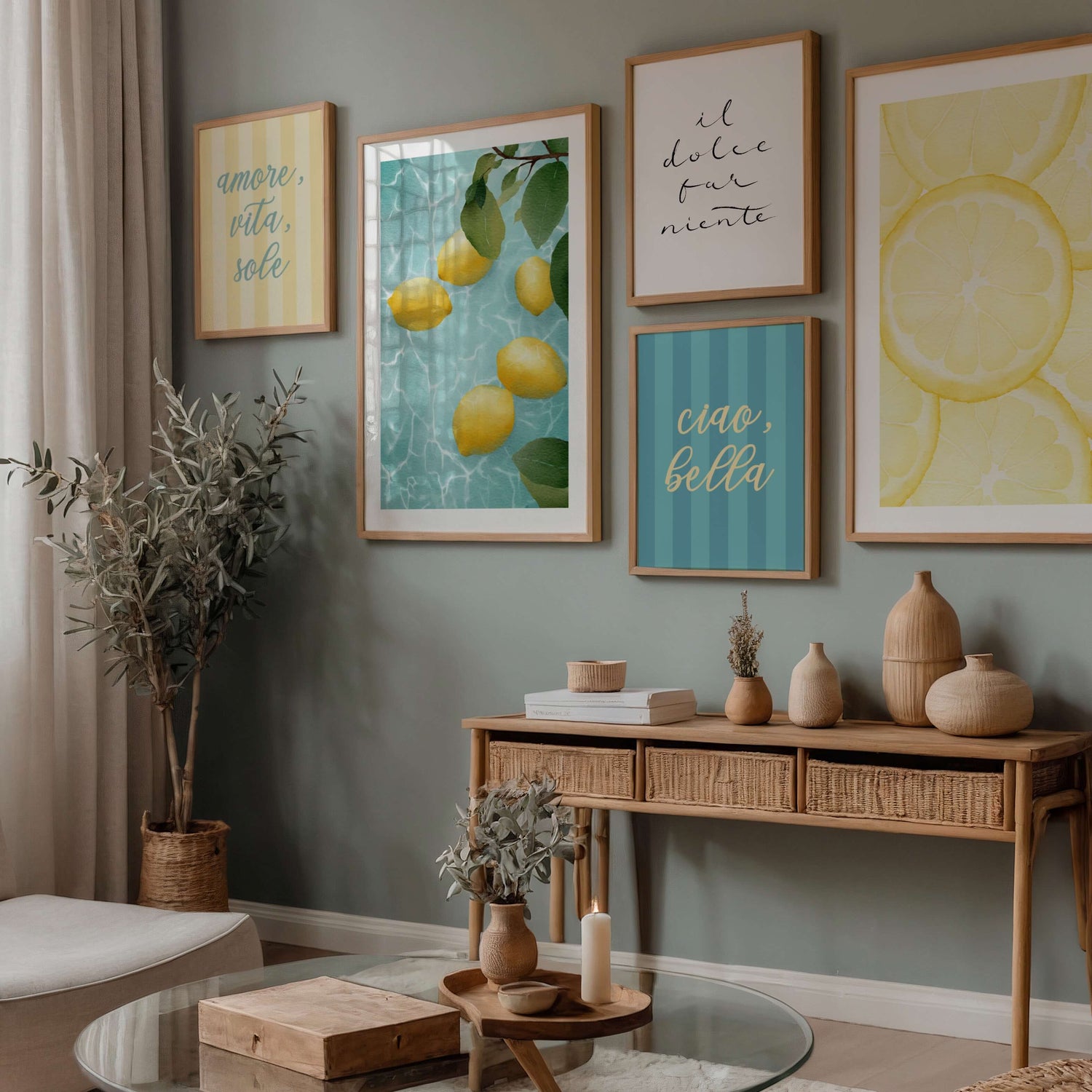 Mediterranean Escape Gallery Wall