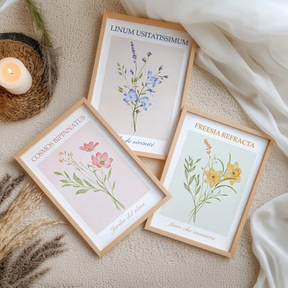 Blumen Poster Set