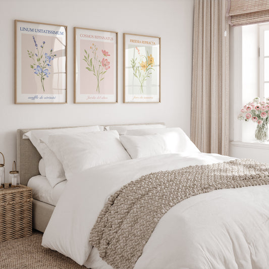 Blumen Poster Set