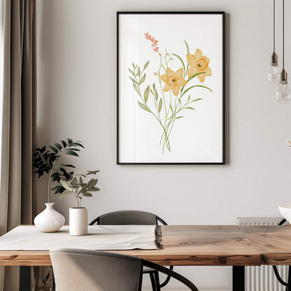 Freesia Refracta Bouquet Poster