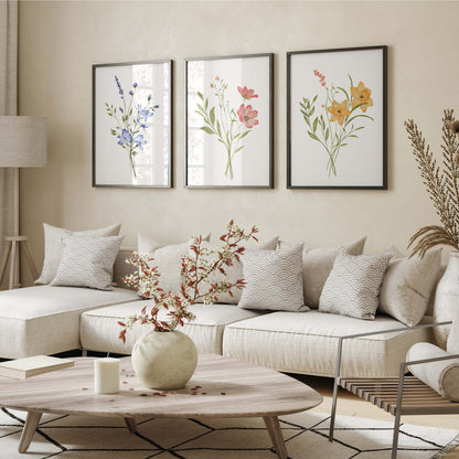 Blumen Bouquet Poster Set