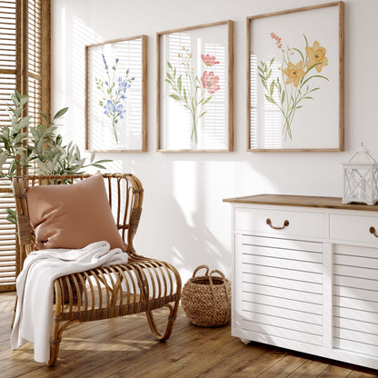 Blumen Bouquet Poster Set