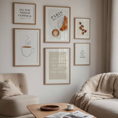 All You Need is Coffee & Lipstick Poster