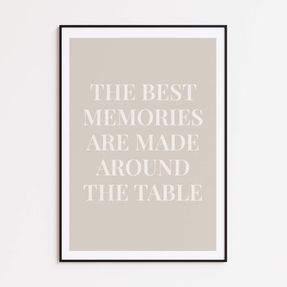 Around the Table Quote Poster