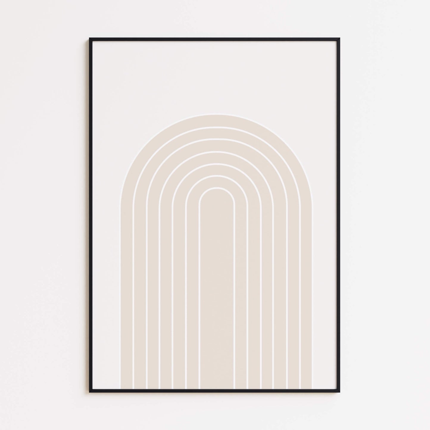 Minimalistisches Bogen Poster