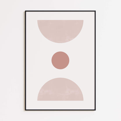 Geometrisches Harmonie Poster Set