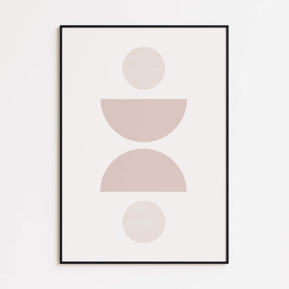 Rosé Geometrie Poster