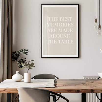 Around the Table Quote Poster