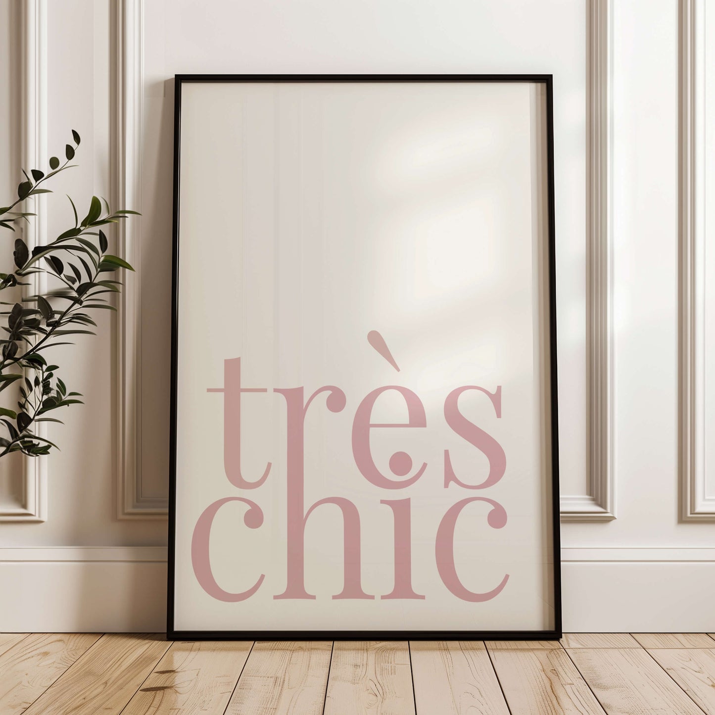 Très Chic Typografie Poster