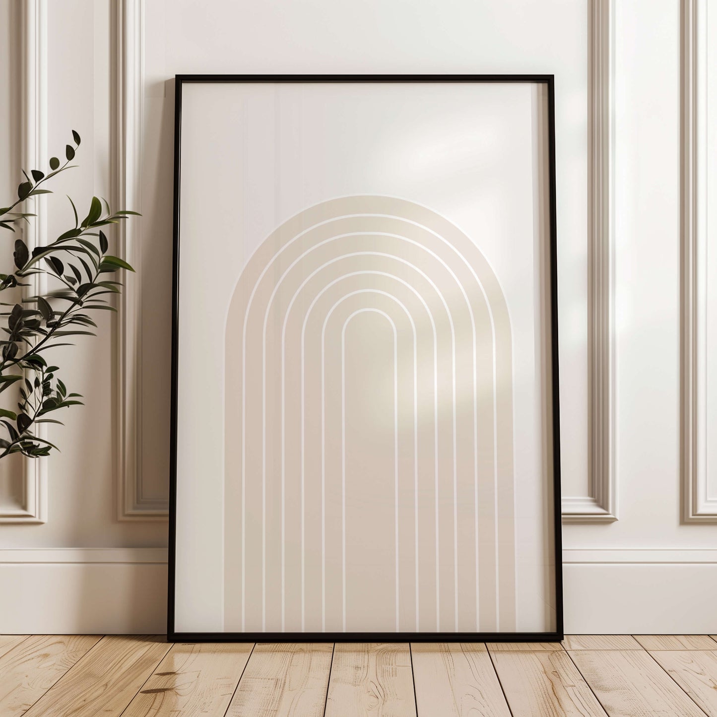 Minimalistisches Bogen Poster
