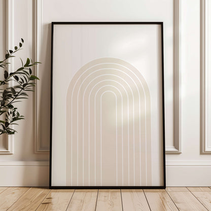 Minimalistisches Bogen Poster