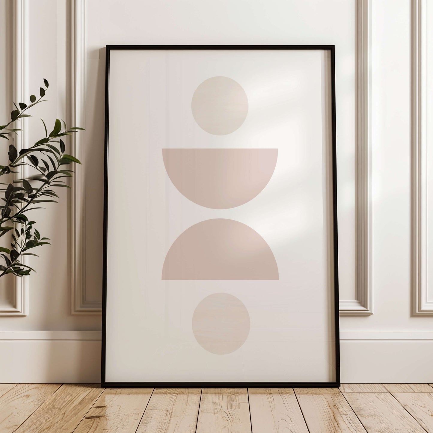 Rosé Geometrie Poster