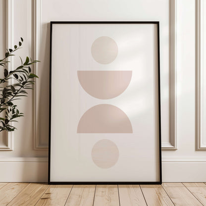 Rosé Geometrie Poster