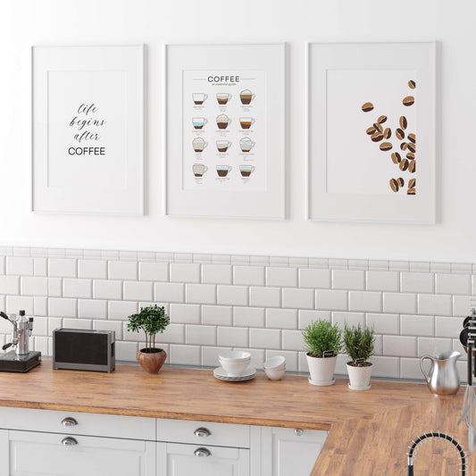 Kaffeeliebhaber Poster Set