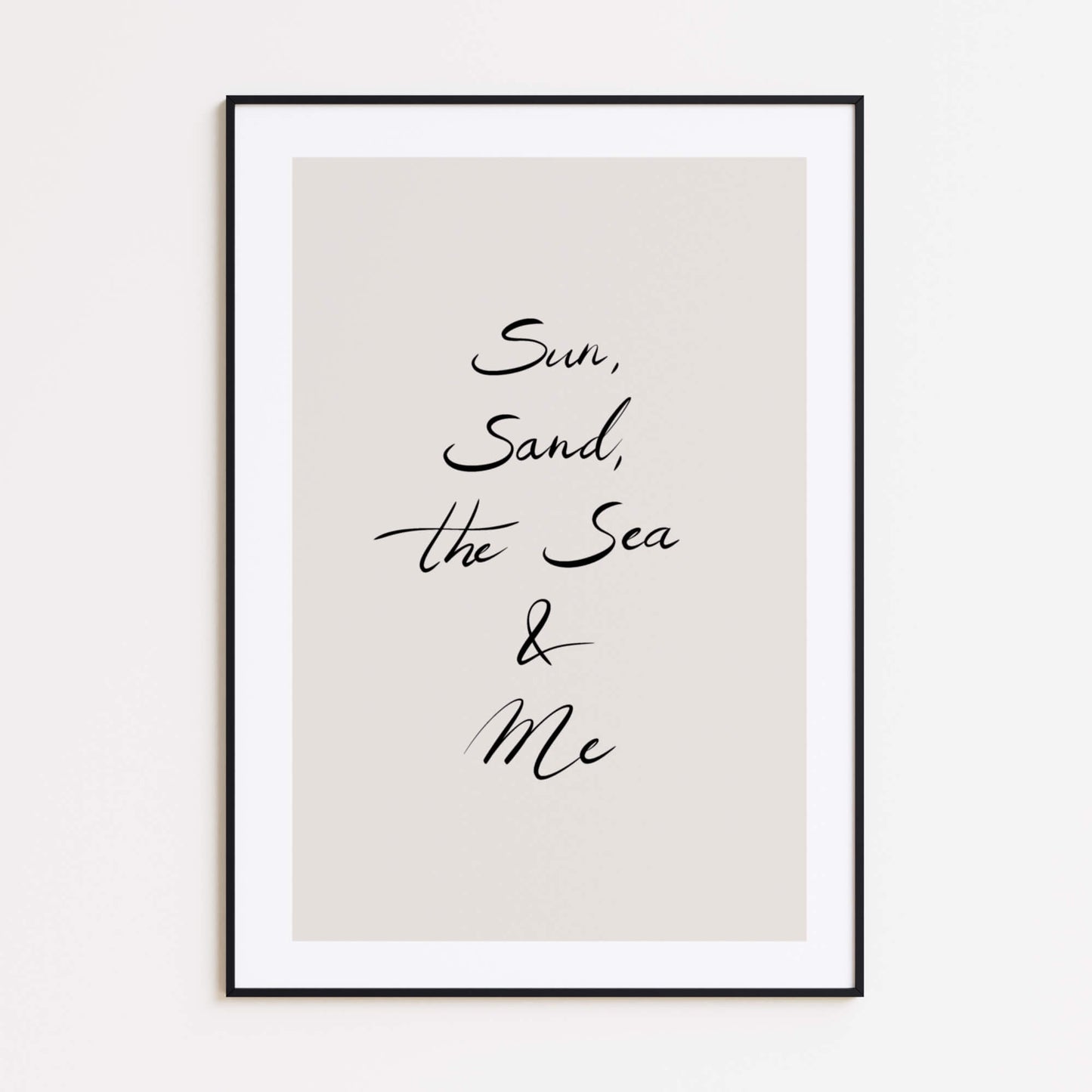Sun, Sand, the Sea & Me Poster