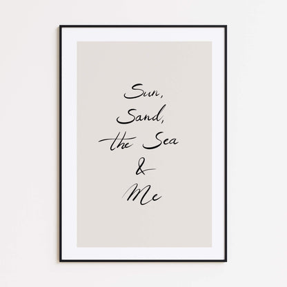 Sun, Sand, the Sea & Me Poster
