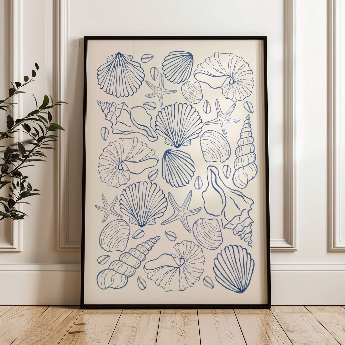 Muschelsammlung Poster