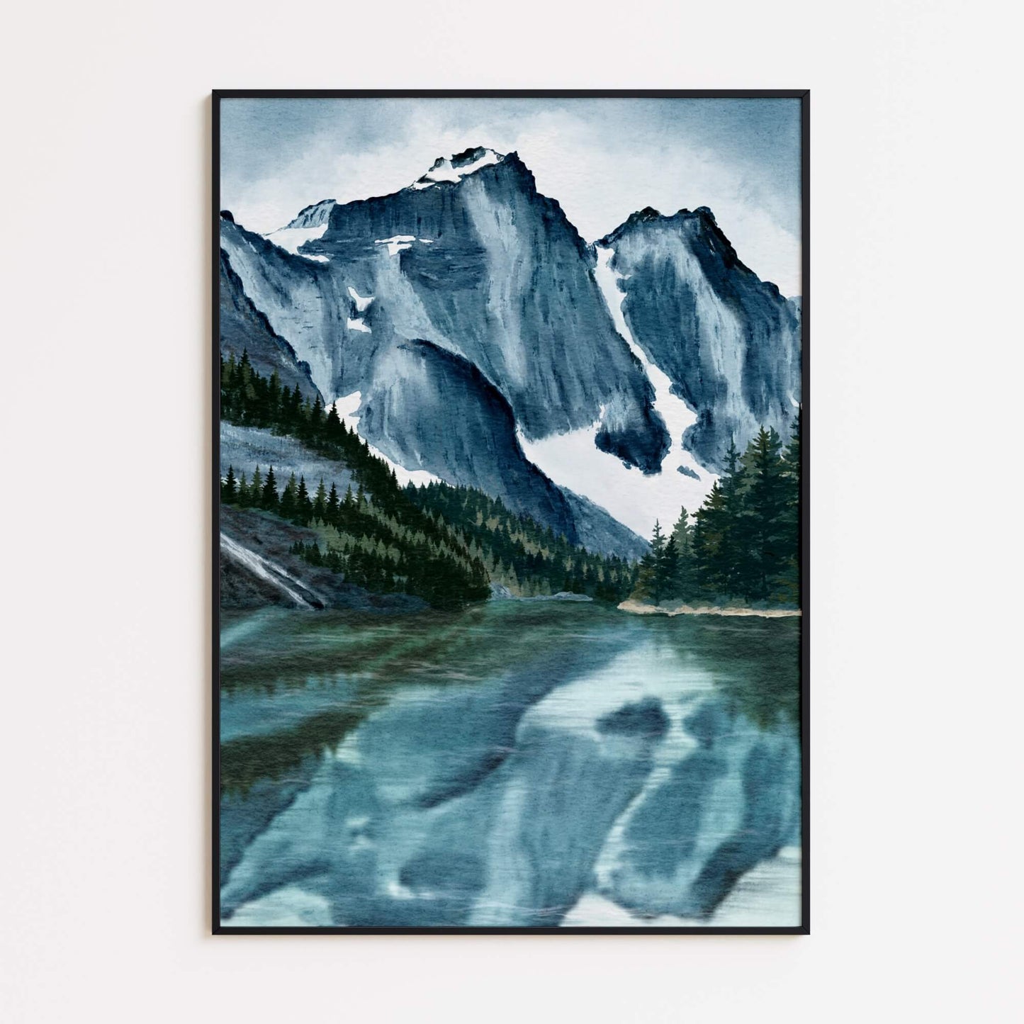 Mountain Landscapes Poster Set