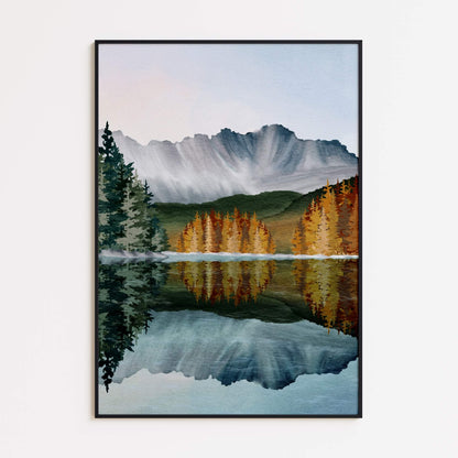 Autumn Lake Poster