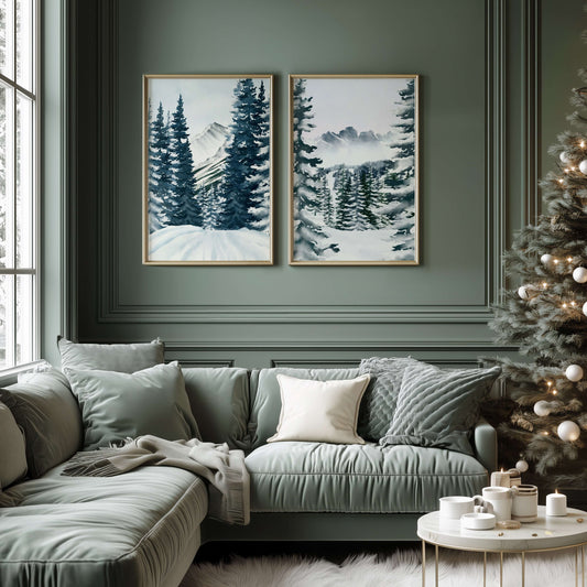 Winter Forest Poster Set