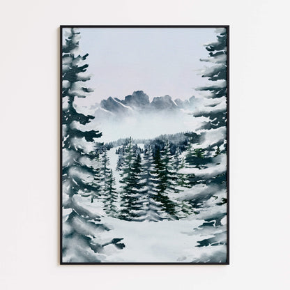 Winter Forest Poster