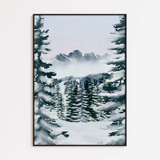 Winter Forest Poster