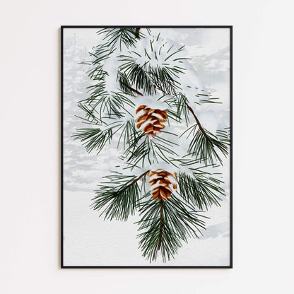 Pine Cones Poster