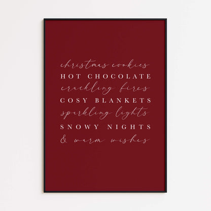 Christmas Cosy Moments Poster