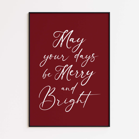 Merry & Bright Poster