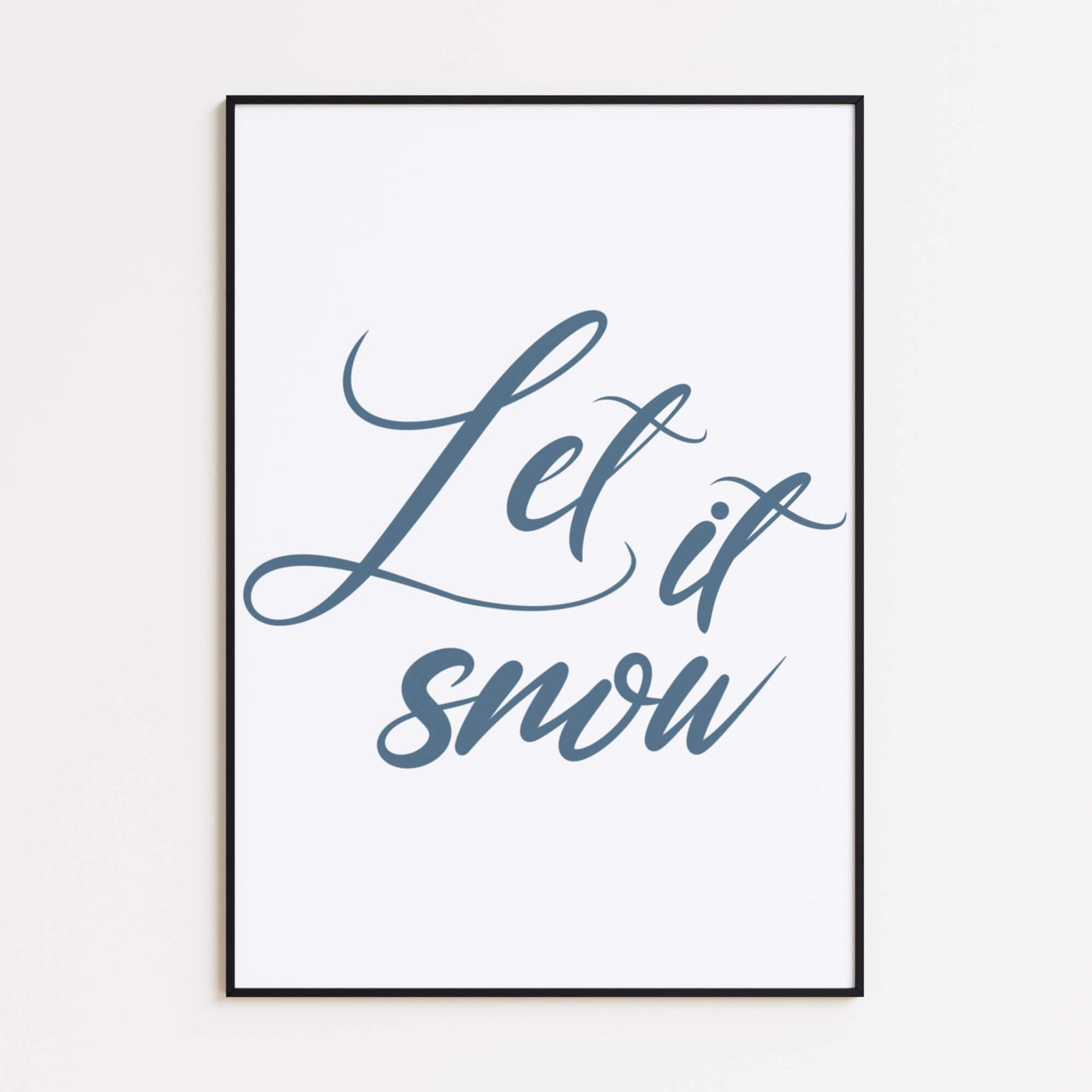 Let It Snow Poster