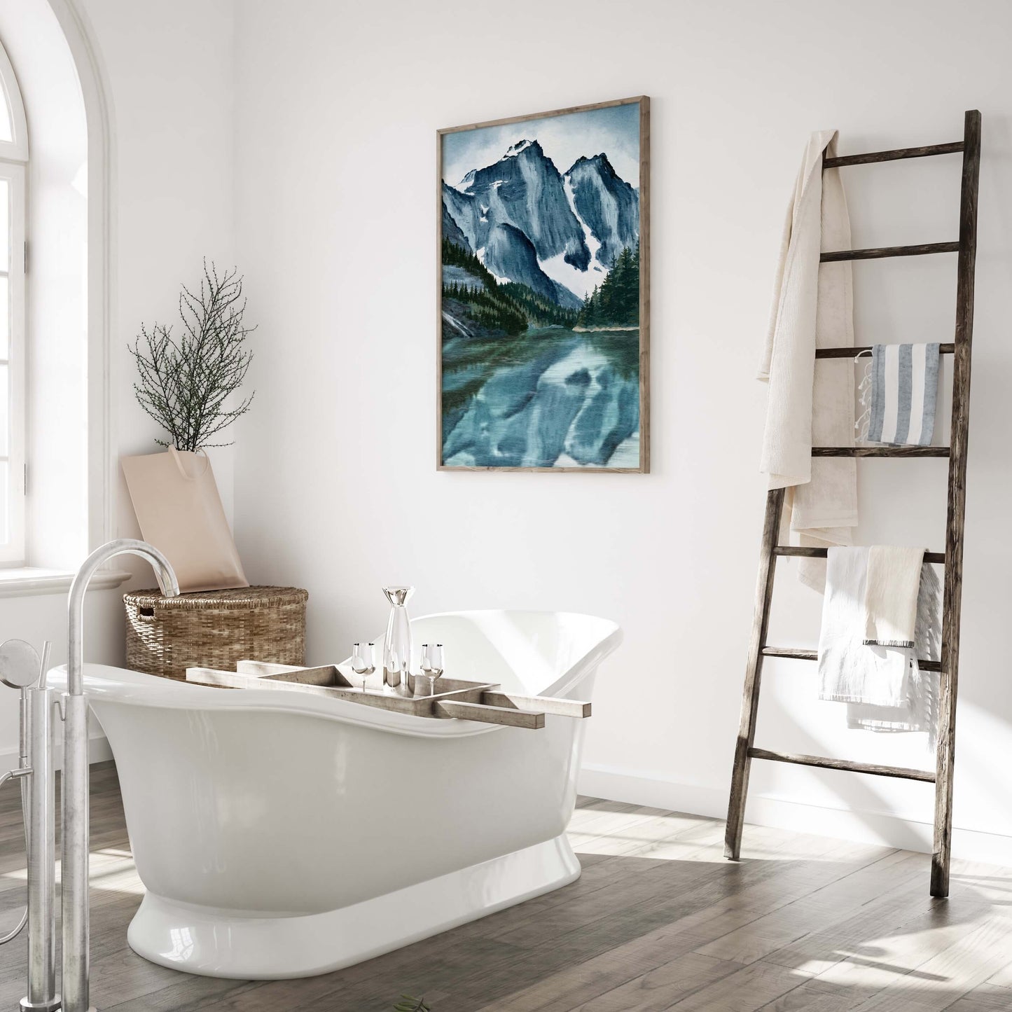 Alpine Mountain Lake Poster