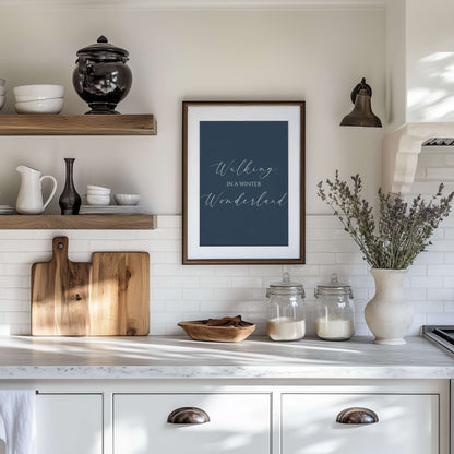 Walking in a Winter Wonderland Poster