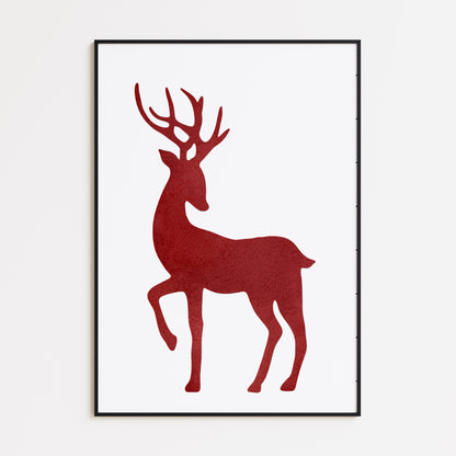 Nordischer Hirsch Poster