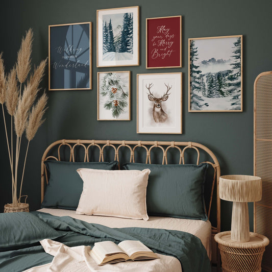 Winter Forest Gallery Wall