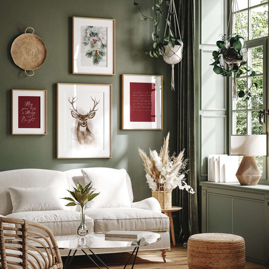 Cozy Winter Gallery Wall