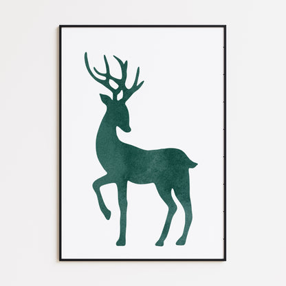 Nordischer Hirsch Poster